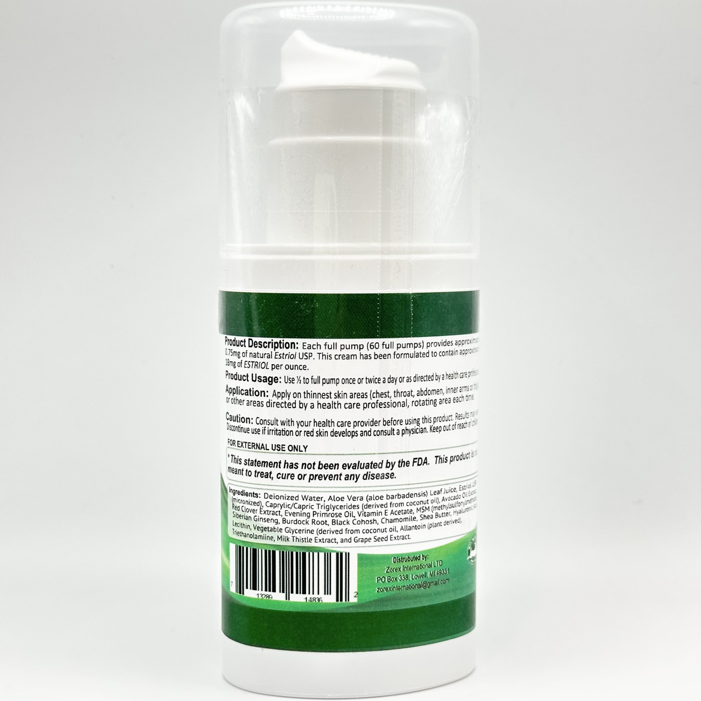 (BioIdentical Estrogen Cream) 3oz