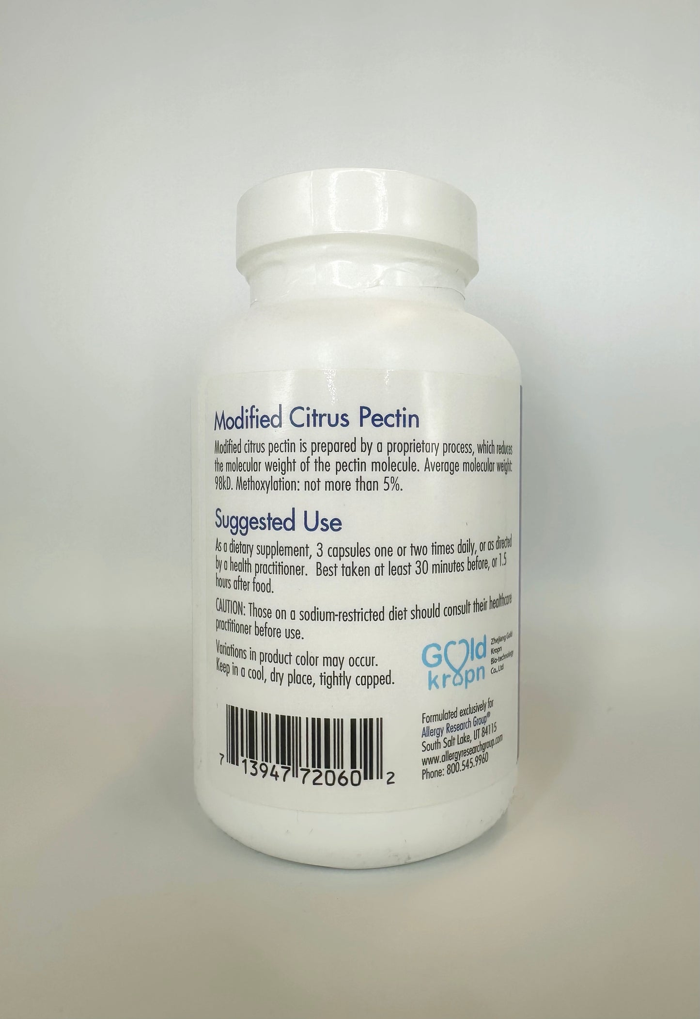 Modified Citrus Pectin