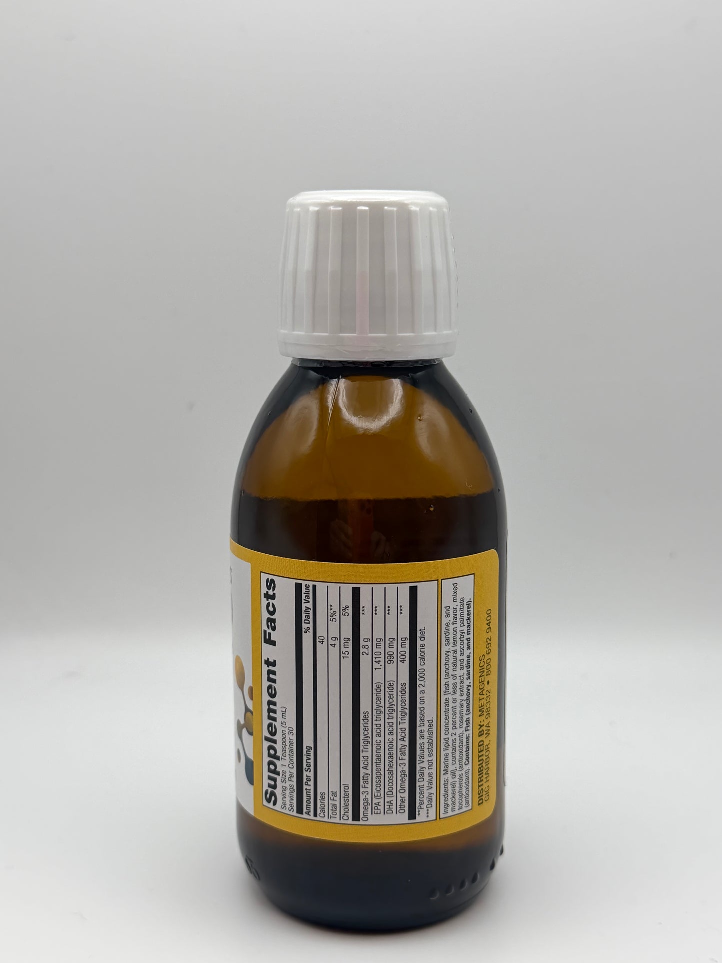 OmegaGenics Fish Oil EPA-DHA 2400 mg Liquid