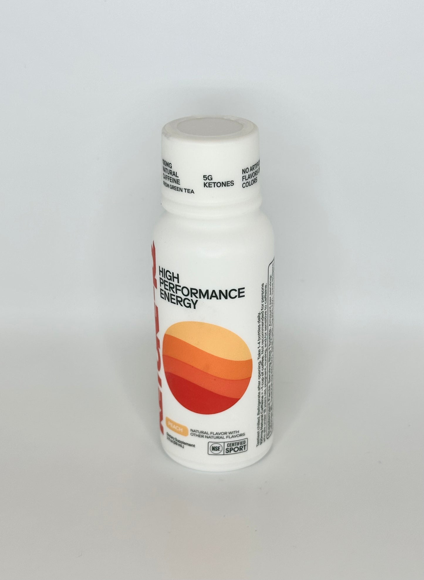 Ketone-IQ Peach Energy Shot (w/caffeine)