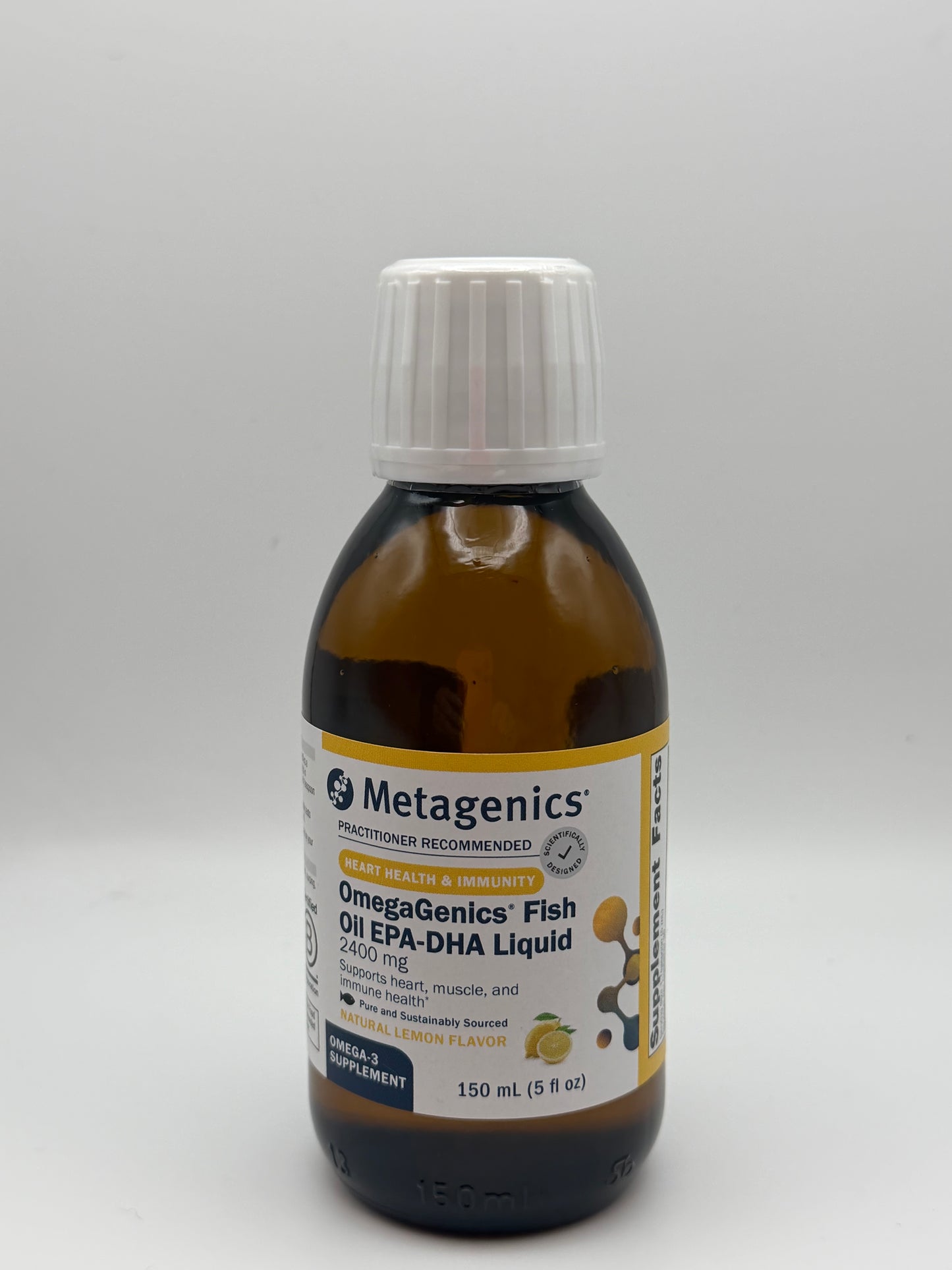 OmegaGenics Fish Oil EPA-DHA 2400 mg Liquid