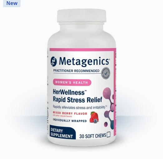 HerWellness Rapid Stress Relief (Metagenics-30 Soft Chews)